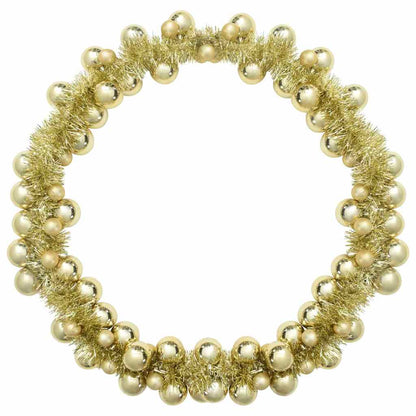 Weihnachtskugelgirlande Gold 186 cm Polystyrol