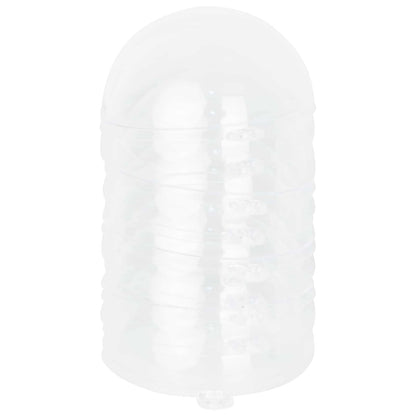 Weihnachtskugel-Set 50 pcs Transparent Ø 5 cm Kunststoff