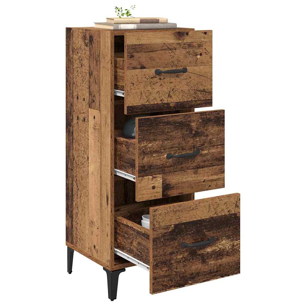 Sideboard Altholz 34,5 x 34 x 90 cm Holzwerkstoff