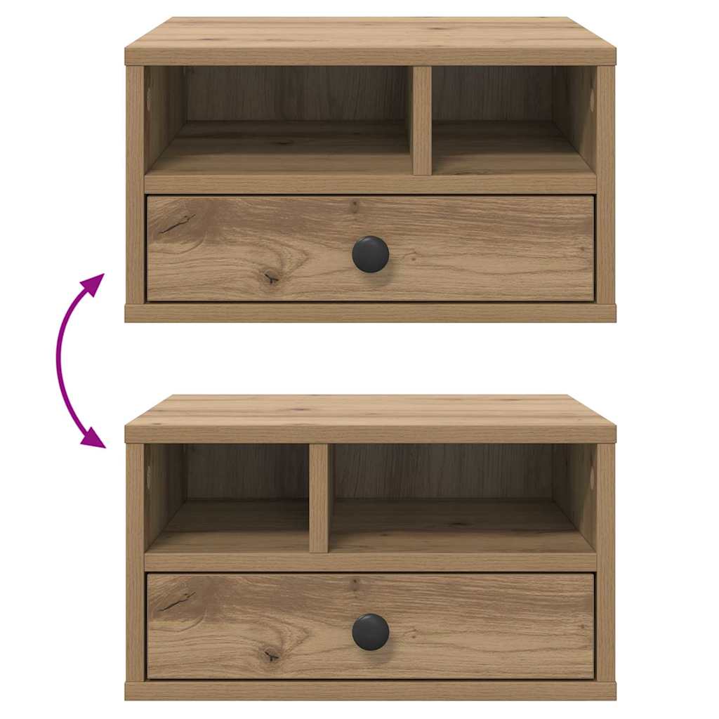 Druckerständer Artisan-Eiche 40 x 32 x 24 cm Holzwerkstoff