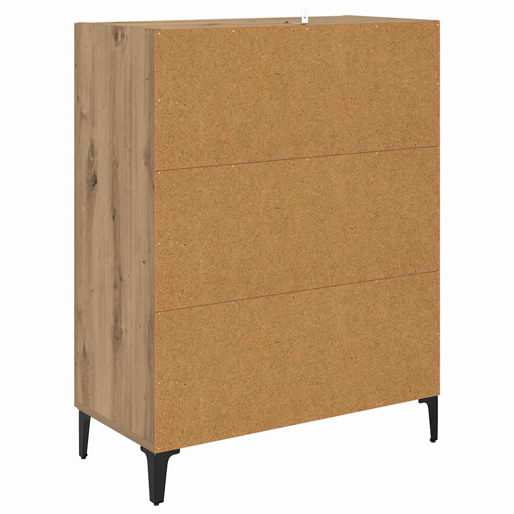 Sideboard Artisan-Eiche 69,5 x 34 x 90 cm Holzwerkstoff