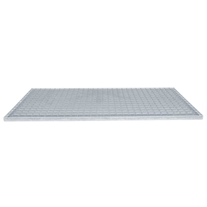 Gitter Silber 100 x 50 x 2 cm Feuerverzinkter Stahl