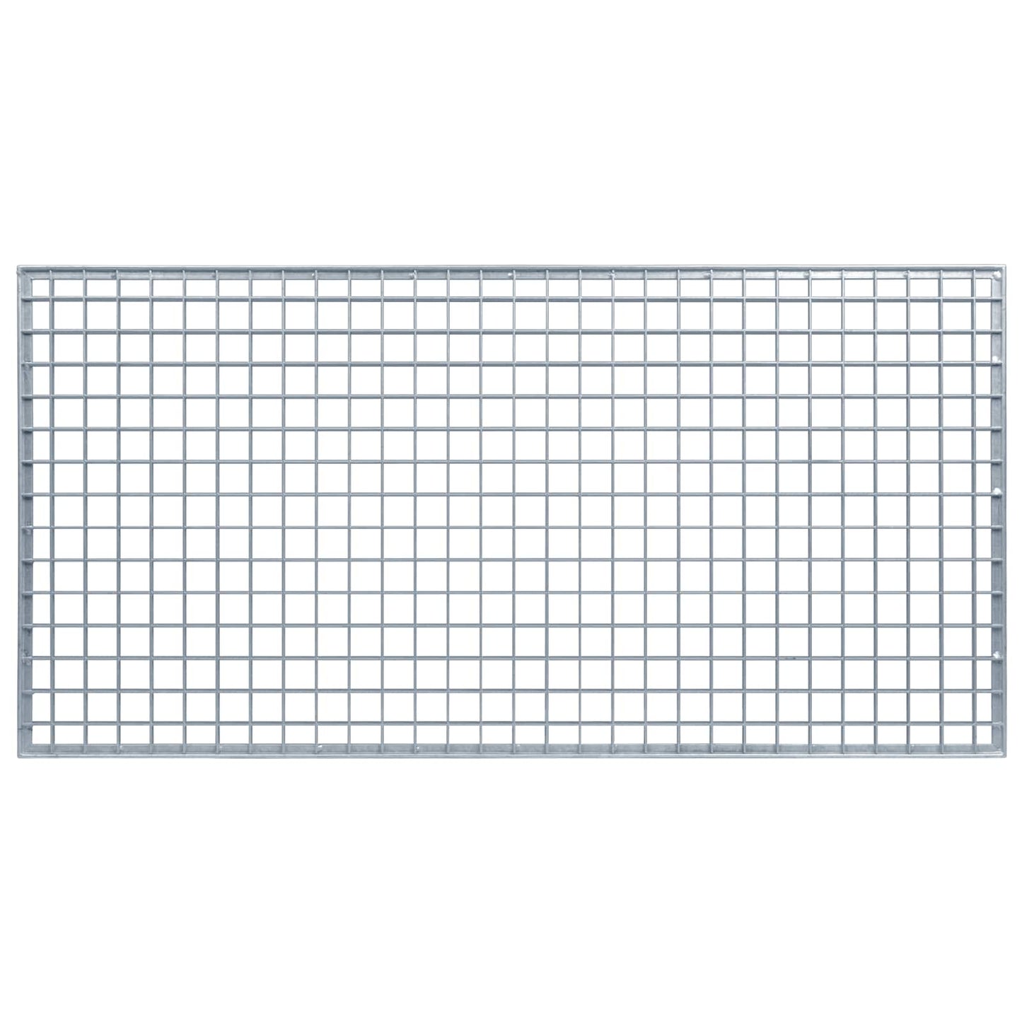 Gitter Silber 100 x 50 x 2 cm Feuerverzinkter Stahl