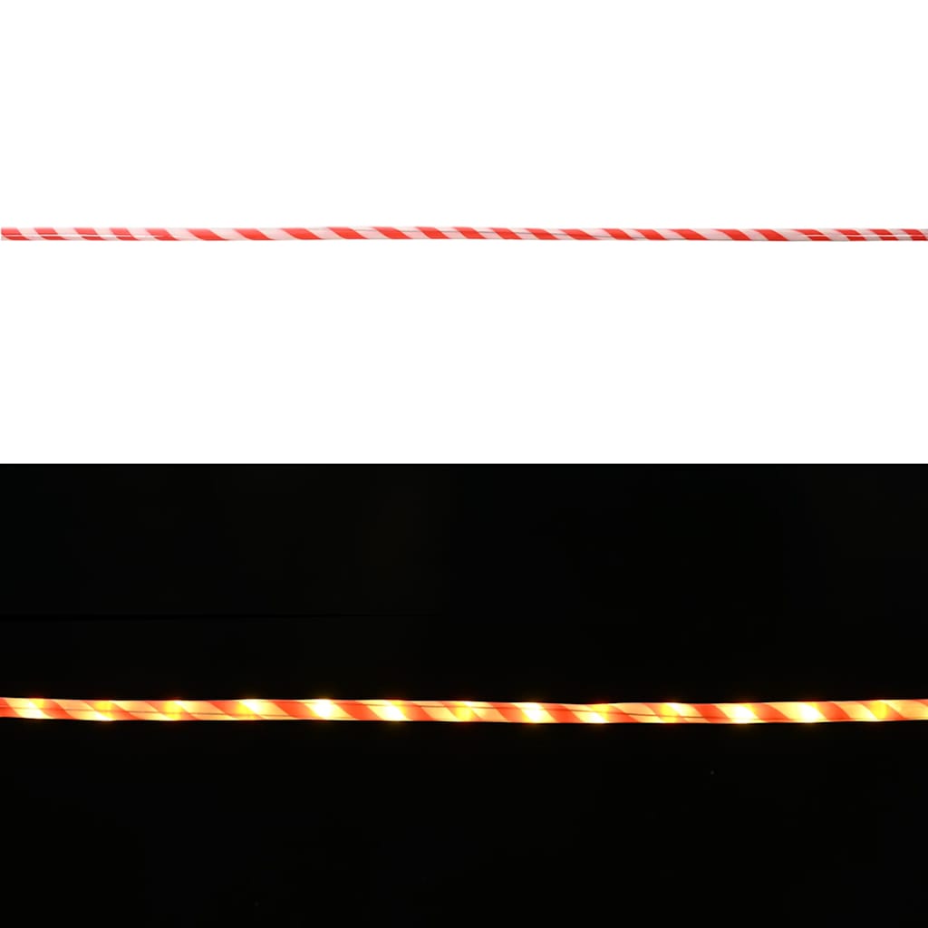 Lichtseil mit 240 LEDs Warmes Weiß 10 m PVC