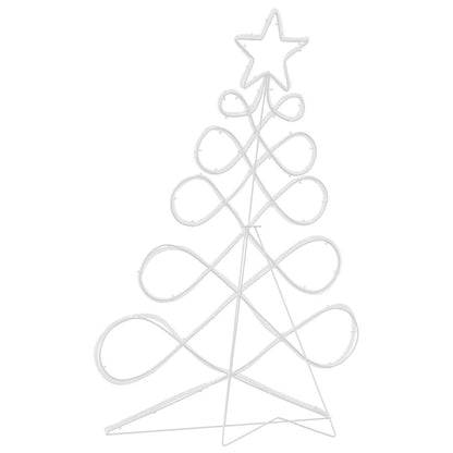 Lichterbaum in Weihnachtsbaumform Mehrfarbig 78 x 58 cm PVC