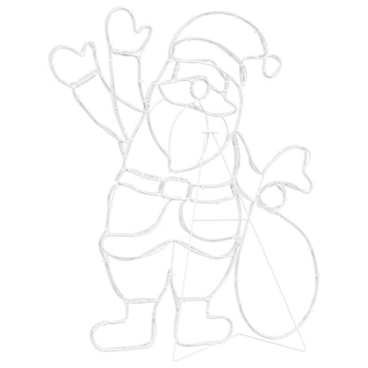 Santa Claus Licht Mehrfarbig 58,5 x 60 x 1,3 cm Eisen