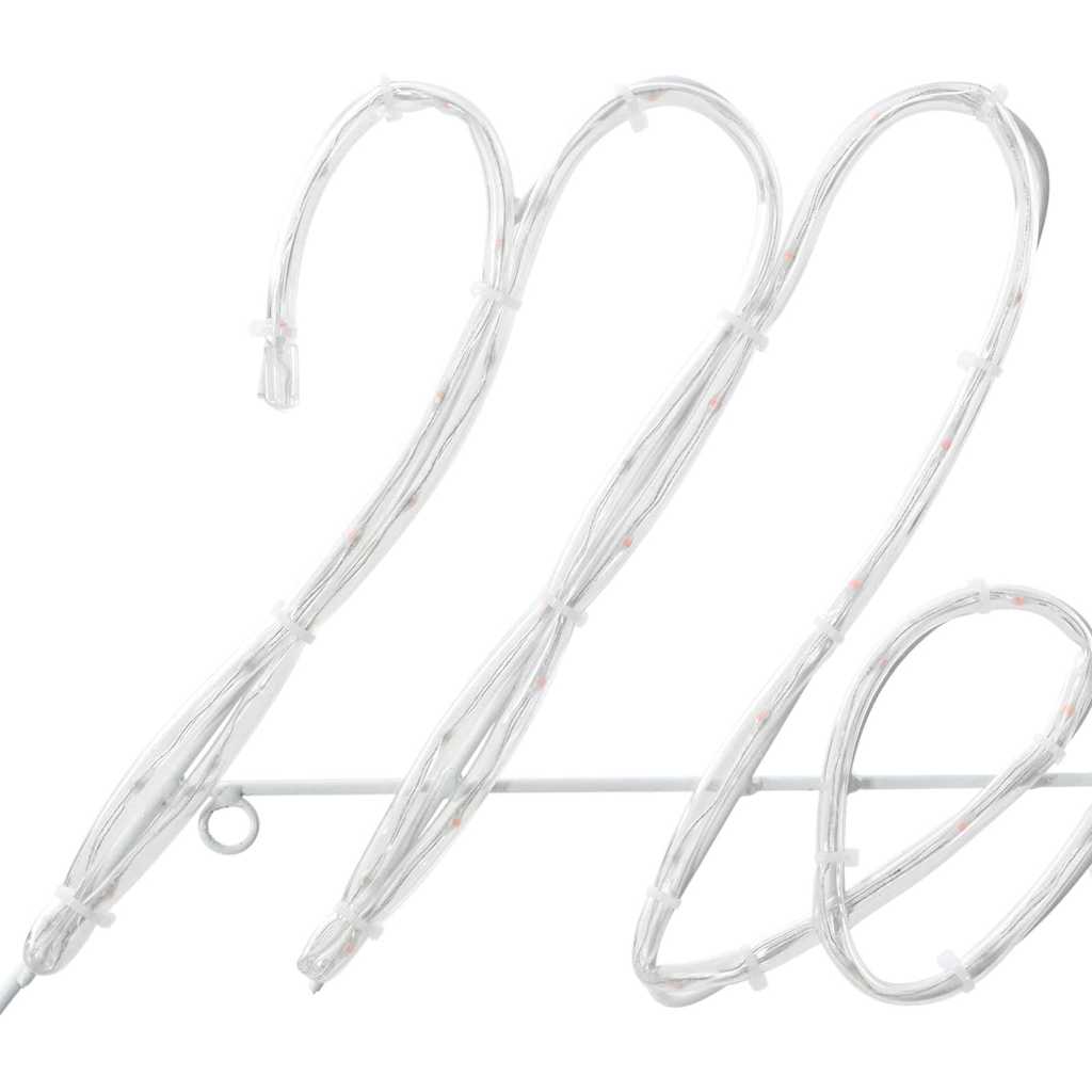 Weihnachtsschild mit 216 LEDs Rot 99 x 55 x 13 cm Eisen