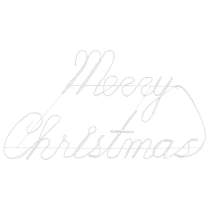 Weihnachtsschild mit 216 LEDs Rot 99 x 55 x 13 cm Eisen