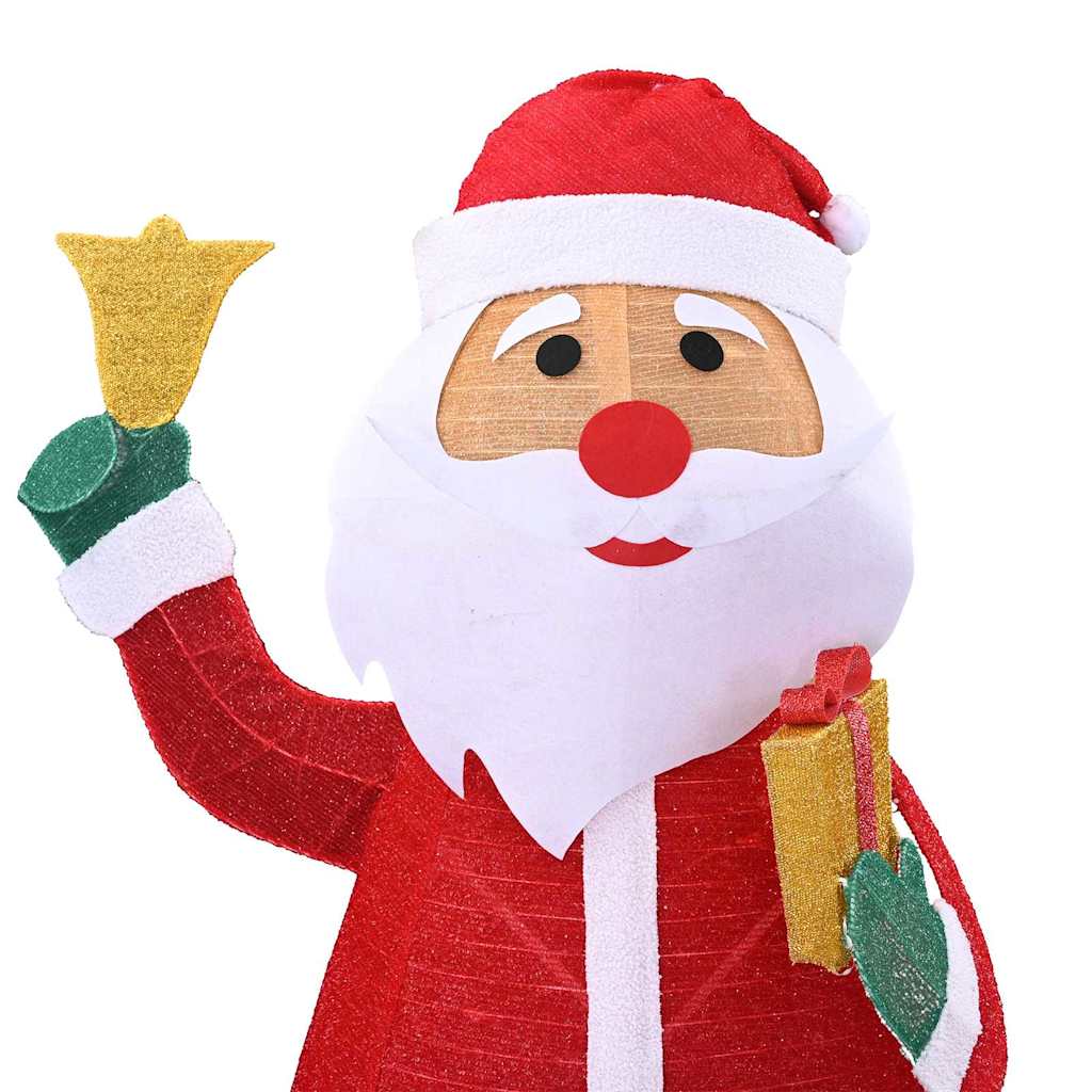 Weihnachtsmann mit 200 LEDs Warmes Weiß 100 x 180 cm Stoff