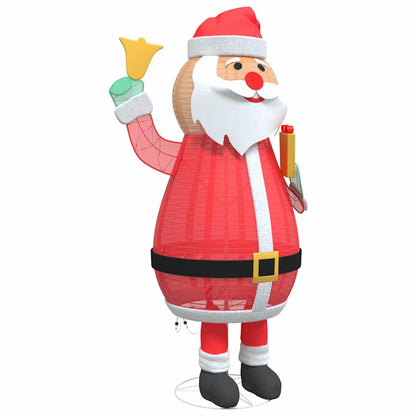 Weihnachtsmann mit 200 LEDs Warmes Weiß 100 x 180 cm Stoff