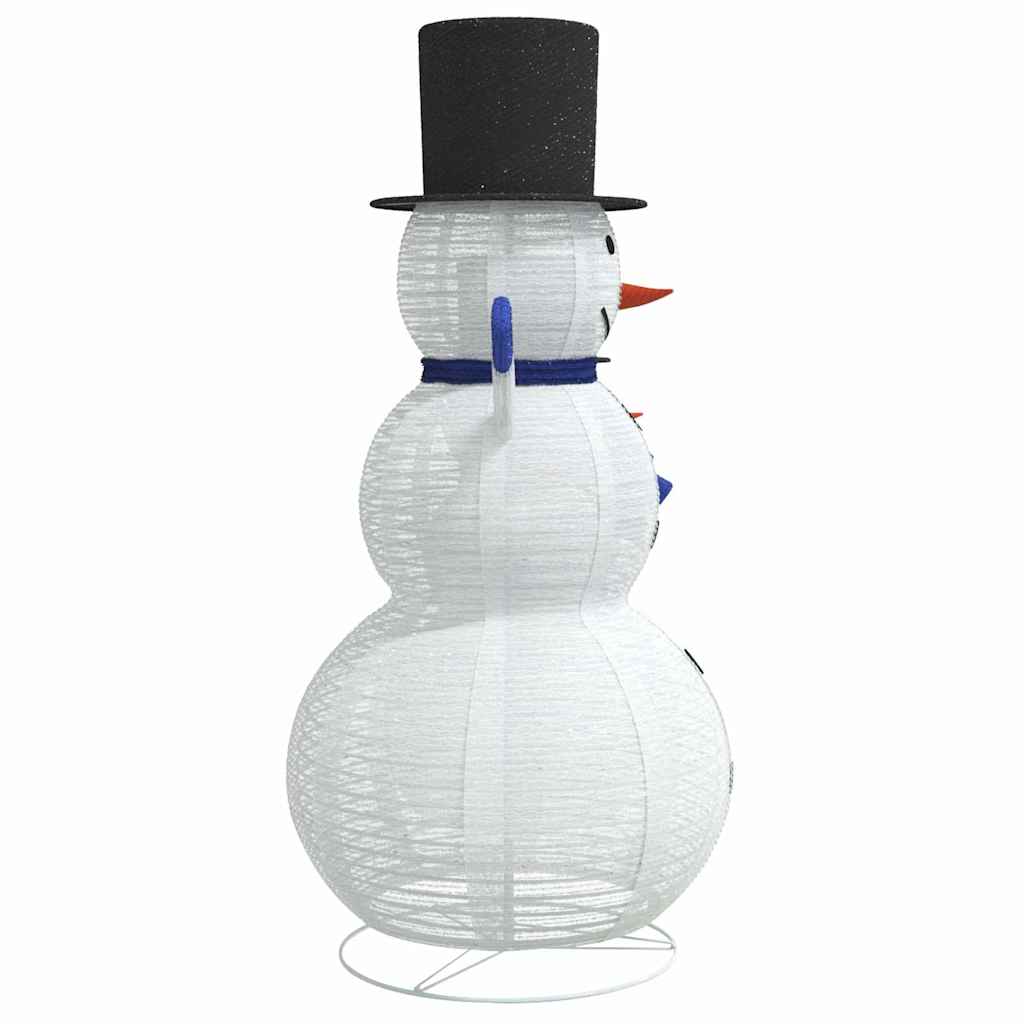 Weihnachts-Schneemann Familie 3 pcs Warmes Weiß Stoff