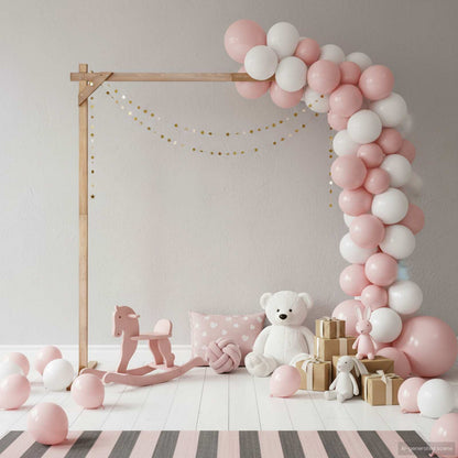 Hochzeitsbogen Hellbraun 225 x 95 x 226 cm Massivholz Kiefer