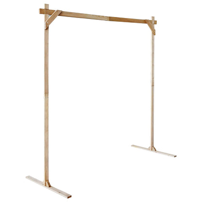 Hochzeitsbogen Hellbraun 225 x 95 x 226 cm Massivholz Kiefer