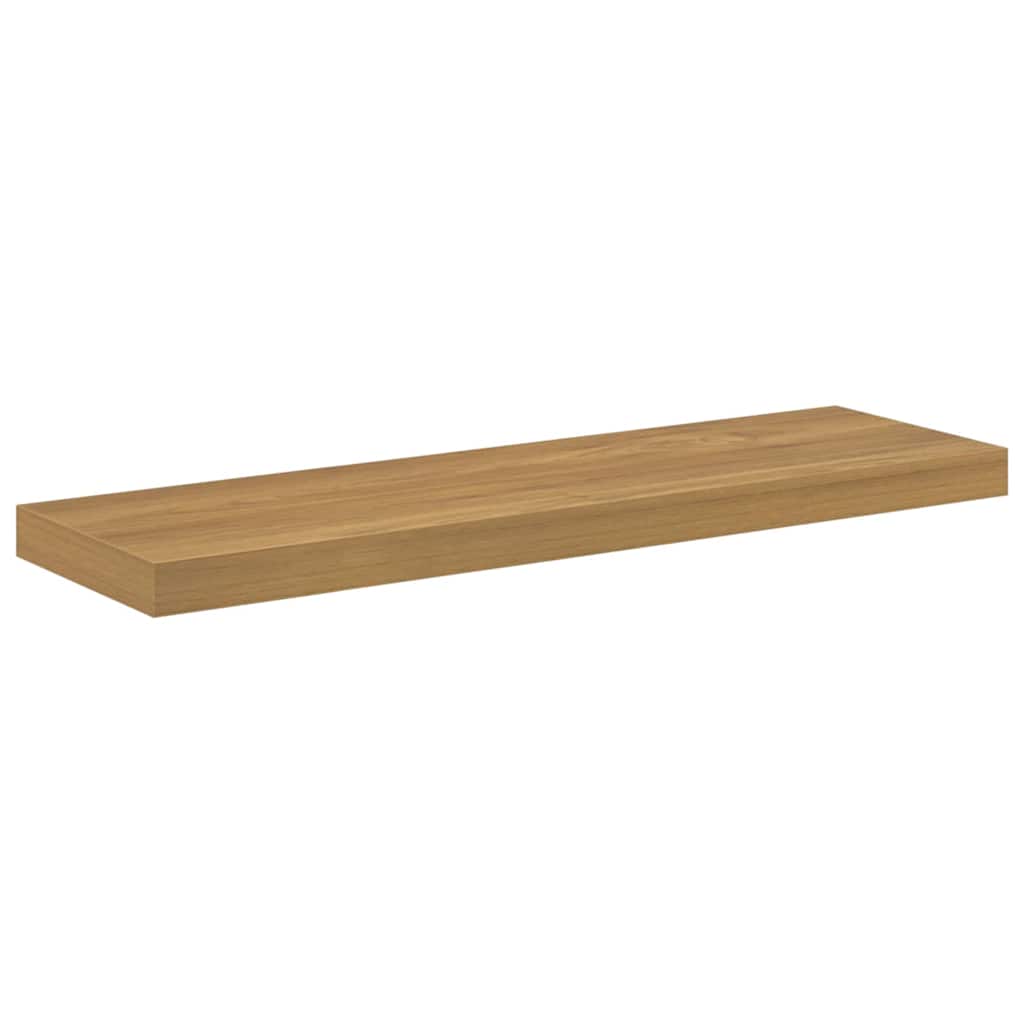 Wandregal 2 pcs Braun 80 x 23,5 x 4 cm Holzwerkstoff