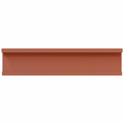 Wandregal mit Regal 2 pcs Rot 40 x 9 x 3 cm Holzwerkstoff