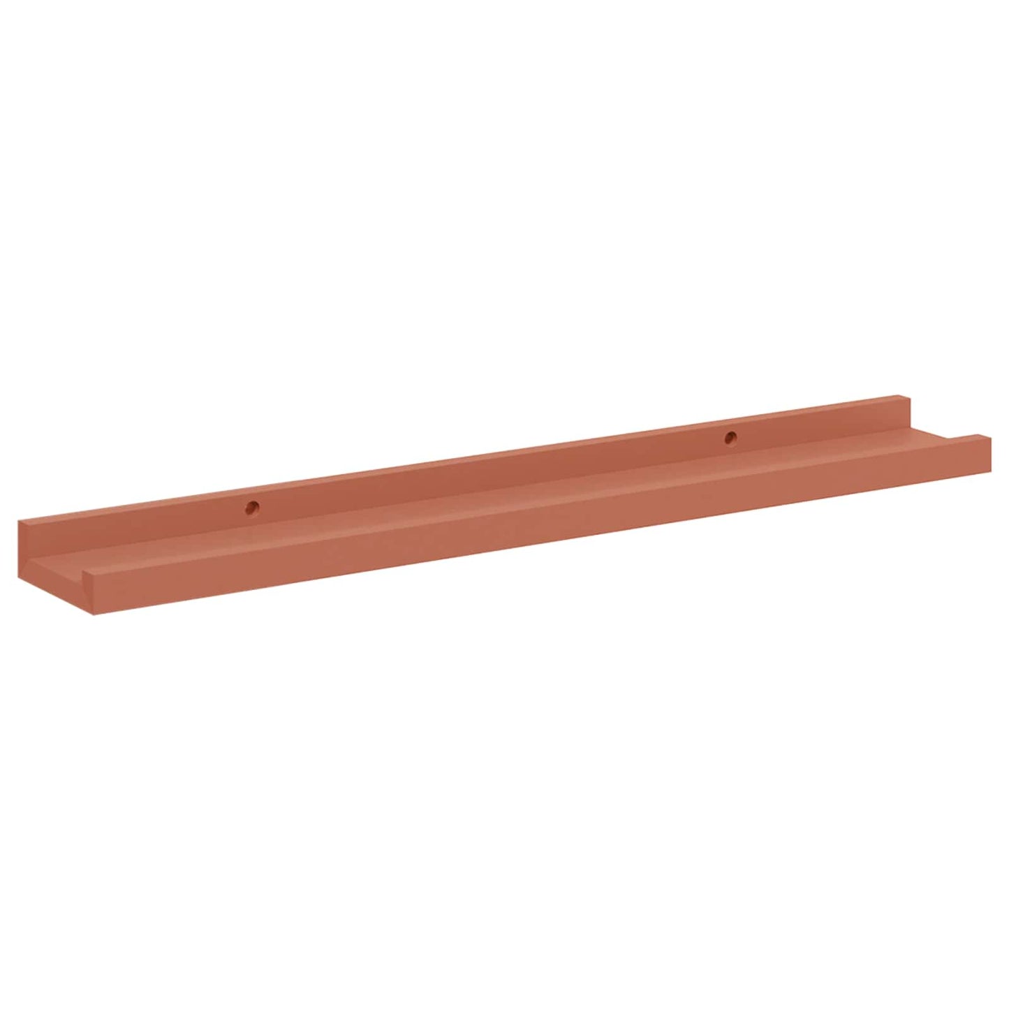 Wandregal mit Regal 2 pcs Rot 60 x 9 x 3 cm Holzwerkstoff