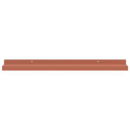 Wandregal mit Regal 2 pcs Rot 60 x 9 x 3 cm Holzwerkstoff