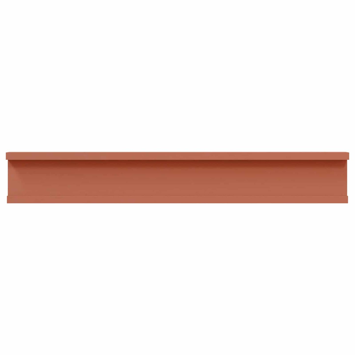 Wandregal mit Regal 2 pcs Rot 60 x 9 x 3 cm Holzwerkstoff
