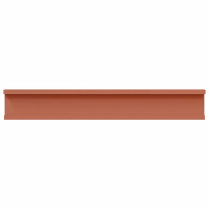 Wandregal mit Regal 2 pcs Rot 60 x 9 x 3 cm Holzwerkstoff