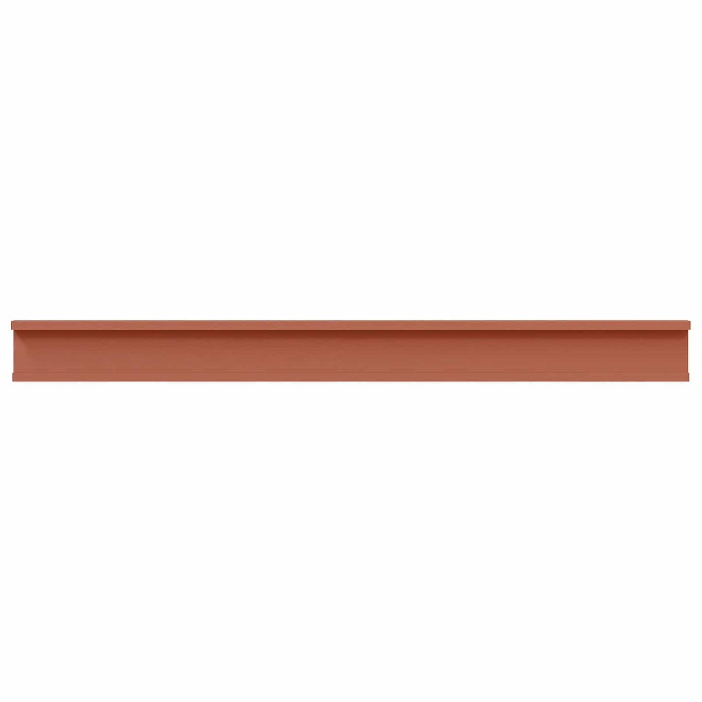 Wandregal mit Regal 2 pcs Rot 100 x 9 x 3 cm Holzwerkstoff