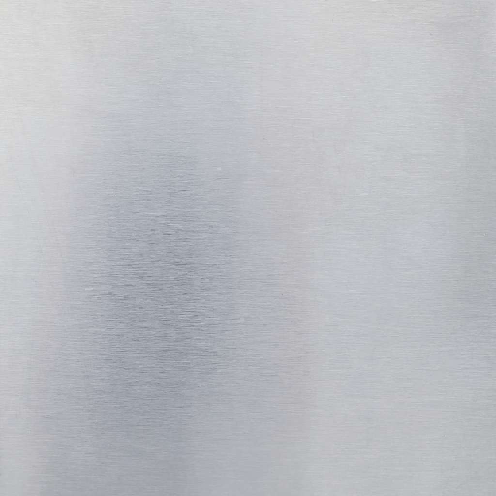 Gartentor mit Schloss Silber 85 x 174 cm Edelstahl