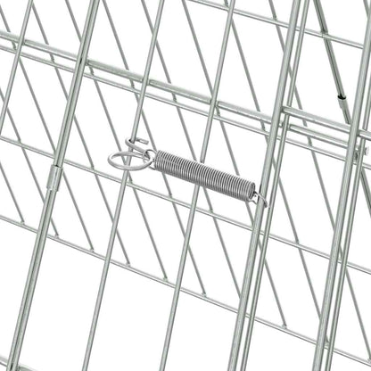 Hasenkäfig Silber 650 x 55 x 55 cm Verzinkter Stahl