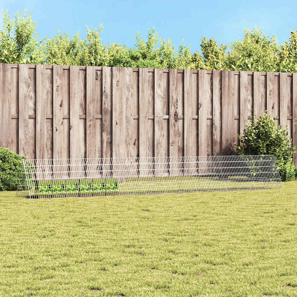 Hasenkäfig Silber 650 x 55 x 55 cm Verzinkter Stahl