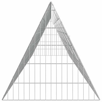 Hasenkäfig Silber 650 x 55 x 55 cm Verzinkter Stahl