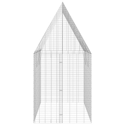 Hasenkäfig Silber 300 x 100 x 210 cm Verzinkter Stahl