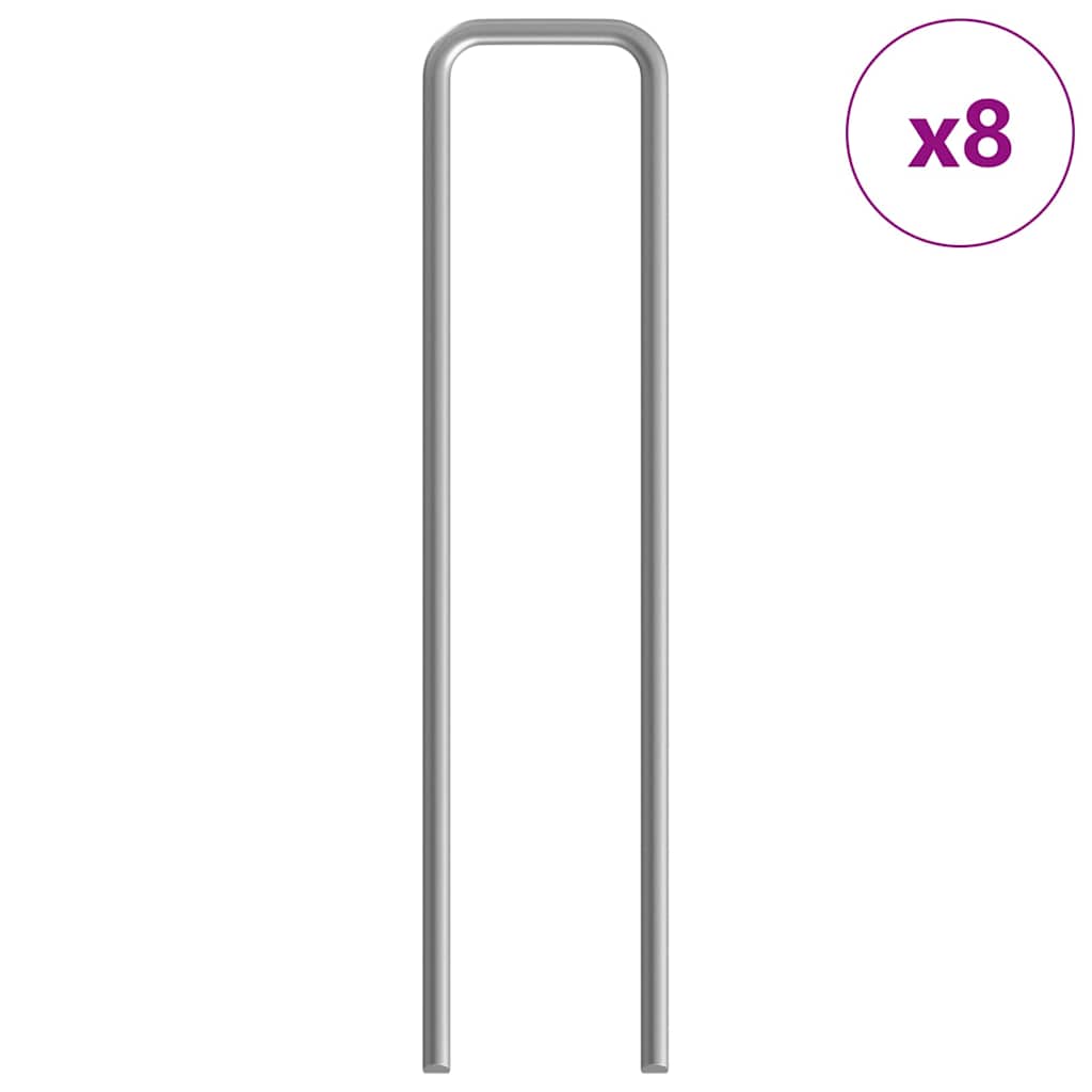 Hasenkäfig Silber 200 x 100 x 210 cm Verzinkter Stahl