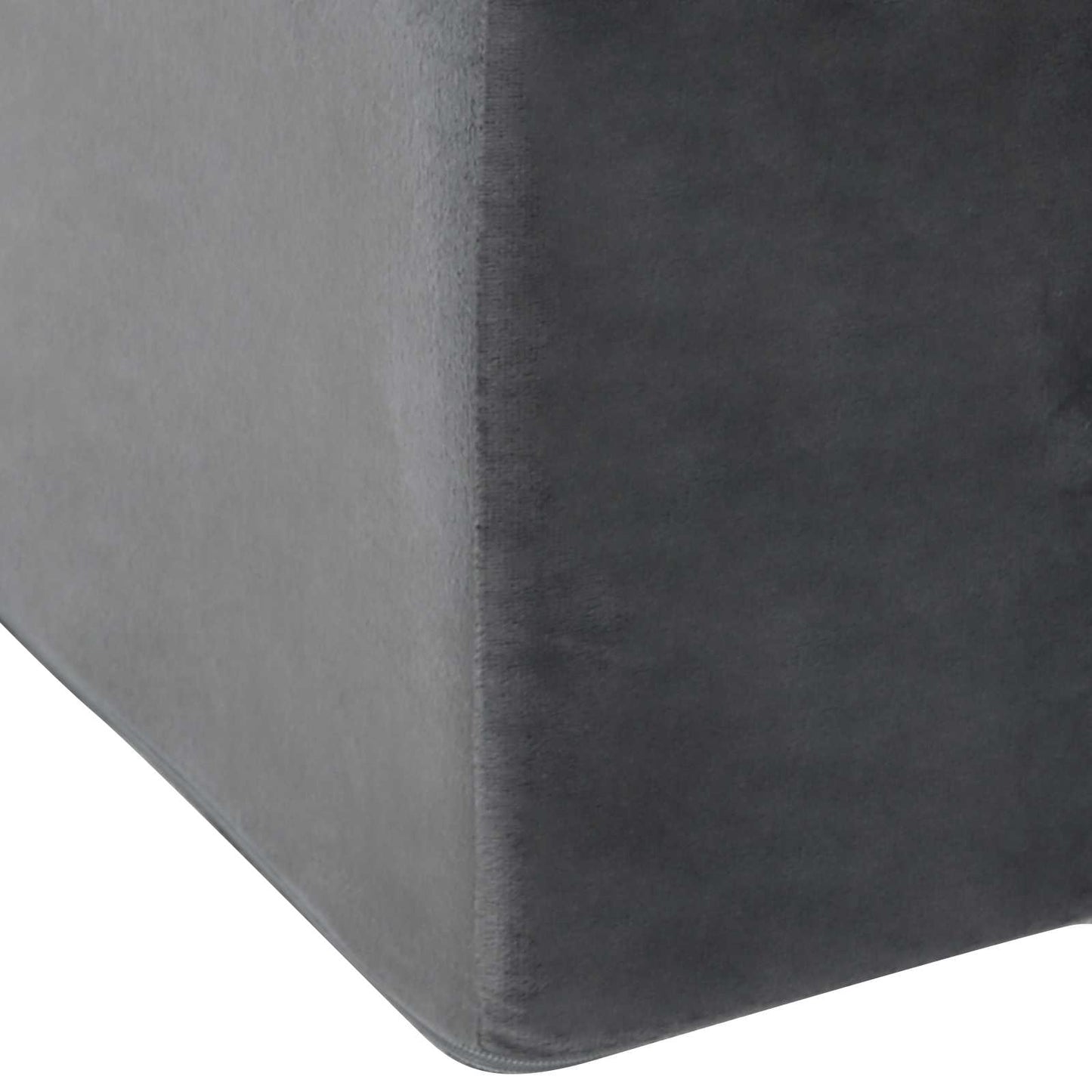 Beinkissen Grau 68 x 41 x 24 cm PU-Schaum