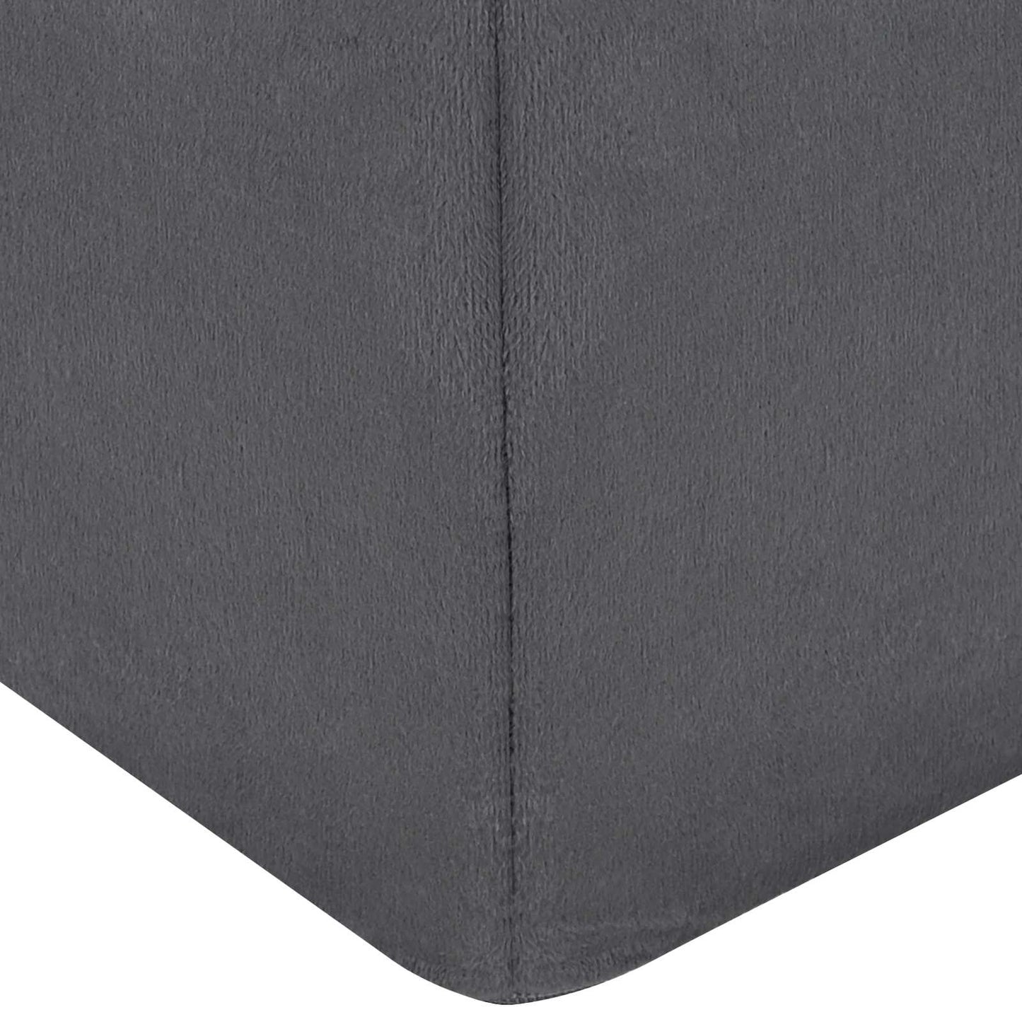 Beinkissen Uni Grau 63 x 52 x 19 cm PU-Schaum