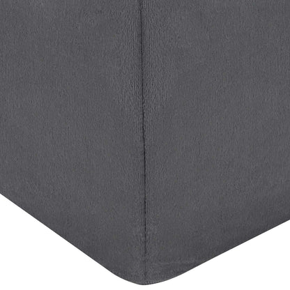 Beinkissen Uni Grau 63 x 52 x 19 cm PU-Schaum