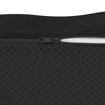 Sitzkissen Uni Schwarz 40 x 40 x 13 cm PU-Schaum