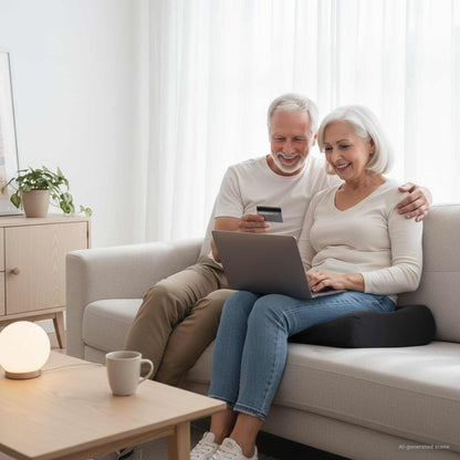 Sitzkissen Uni Schwarz 40 x 40 x 13 cm PU-Schaum