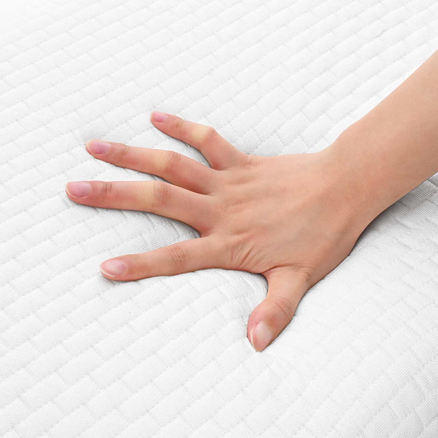 Schlafkissen Uni Weiß 70 x 40 x 14 cm Gelschaum