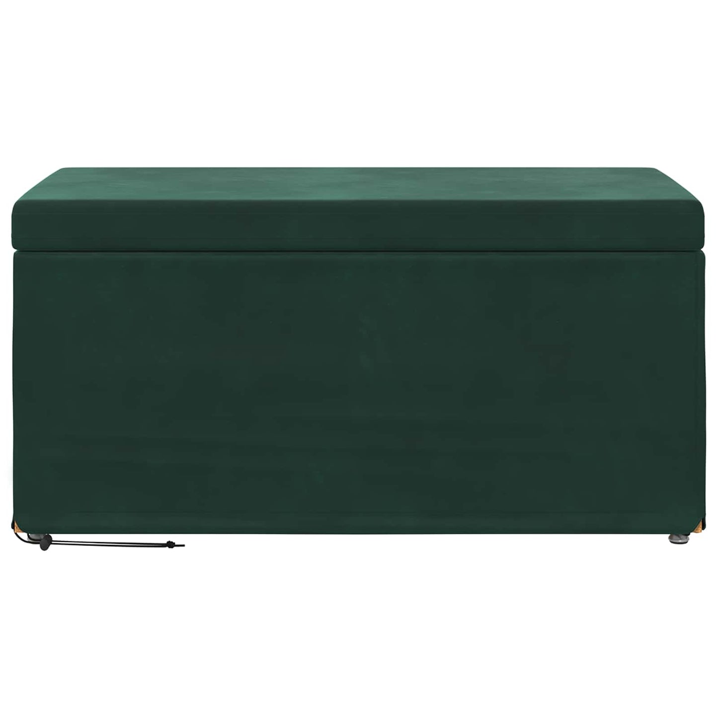 Hocker Dunkelgrün 81 x 41 x 40 cm Samt und Engineering Holz