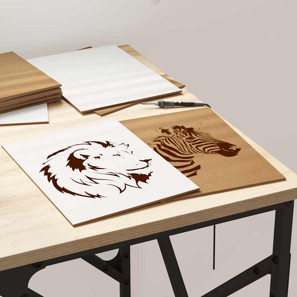 Dekoplatten 150 pcs Weiß 21 x 30 x 0,27 cm Holzwerkstoff