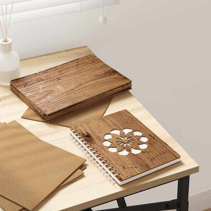 Dekoplatten 50 pcs Altholz 21 x 30 x 0,27 cm Holzwerkstoff