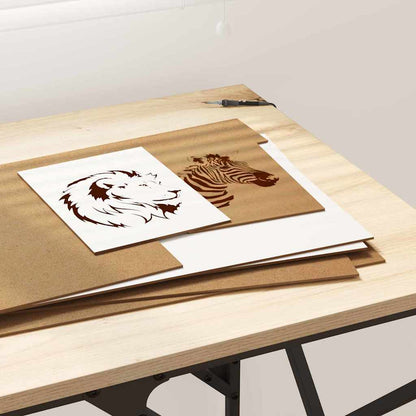 Dekoplatten 50 pcs Weiß 30 x 42 x 0,27 cm Holzwerkstoff