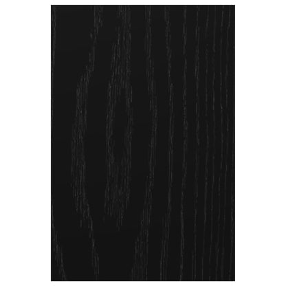 Dekoplatten 12 pcs Schwarz Eichen-Optik 40 x 60 x 0.27 cm