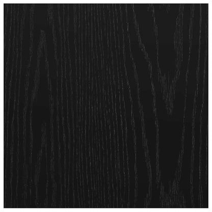 Dekoplatten 12 pcs Schwarz Eichen-Optik 30 x 30 x 0,27 cm
