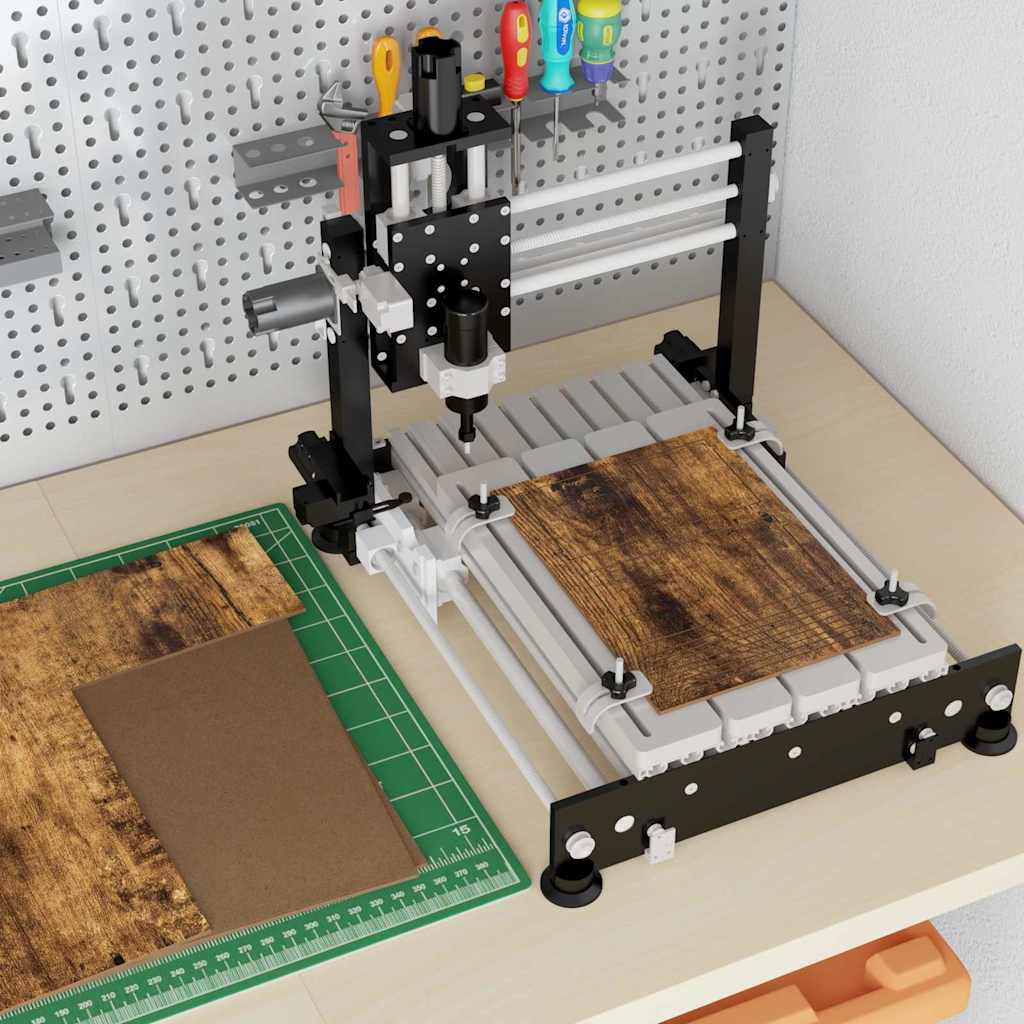 Dekoplatten 12 pcs Geräucherte Eiche 30 x 30 x 0,27 cm