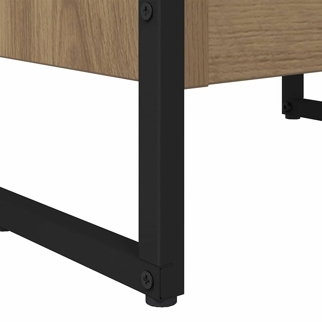 Bücherregal Kunsthandwerk Eiche 80 x 30 x 155 cm Holzwerkstoff