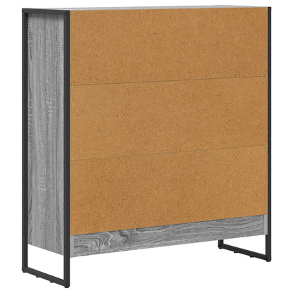 Bücherregal Graues Sonoma 80 x 30 x 155 cm Holzwerkstoff