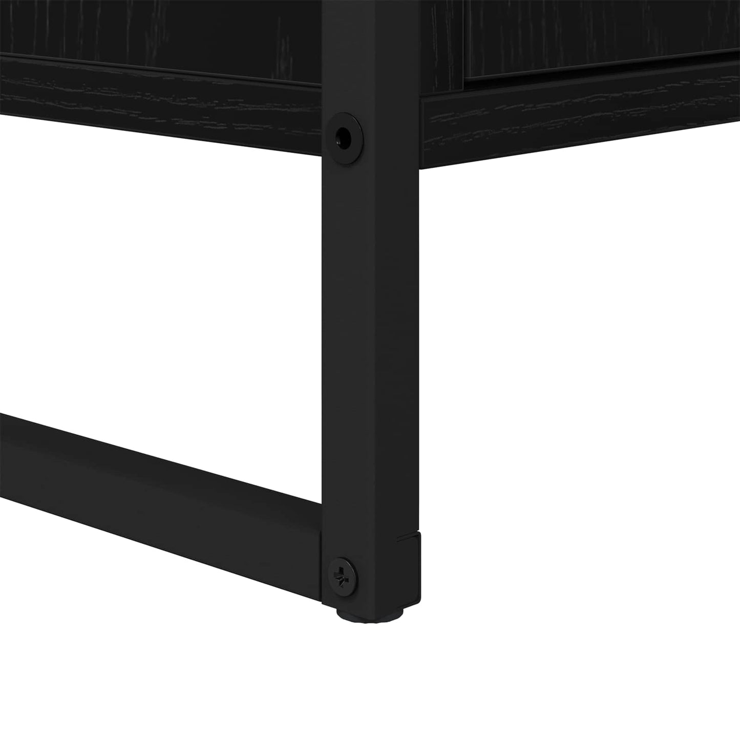 Badezimmerschrank mit Tür Schwarz Eichen-Optik 90 x 30 x 60 cm