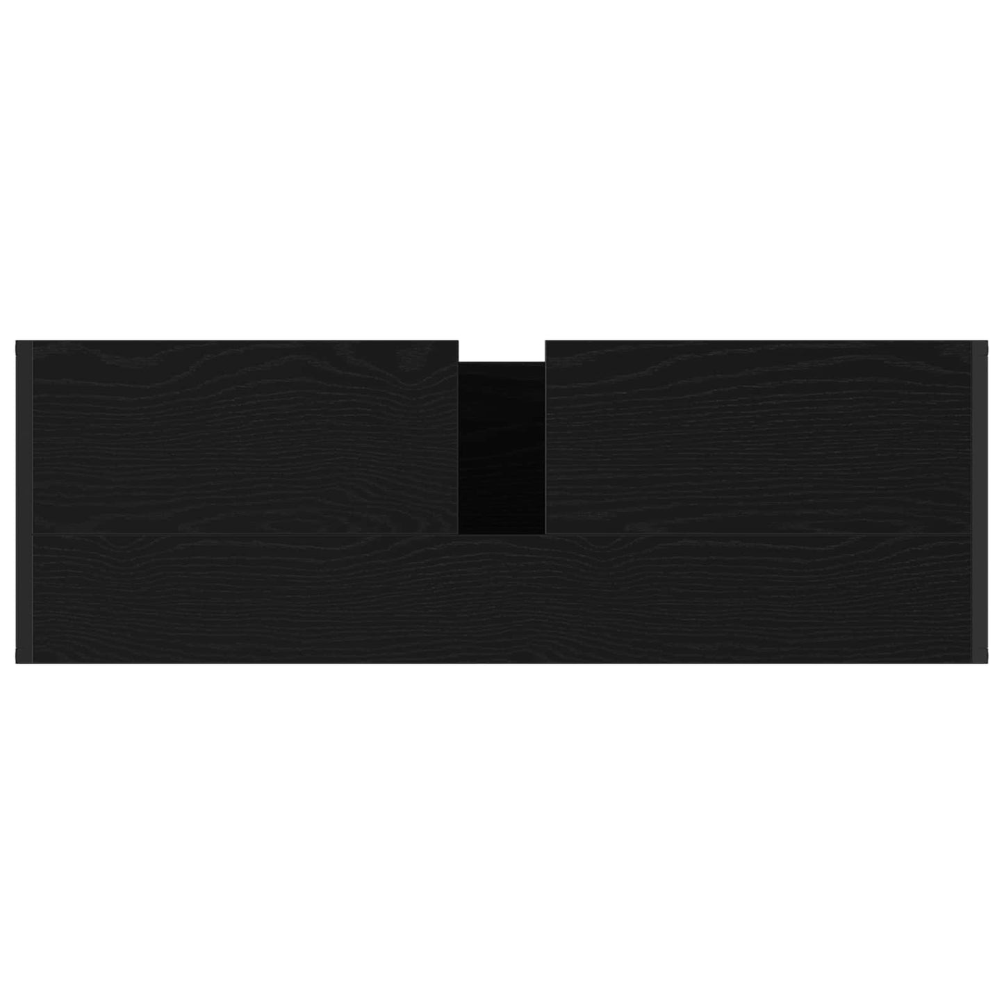 Badezimmerschrank mit Tür Schwarz Eichen-Optik 90 x 30 x 60 cm