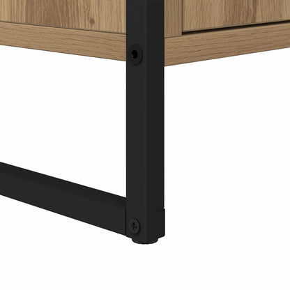 Badezimmerschrank mit Tür Kunsthandwerk Eiche 90 x 30 x 60 cm