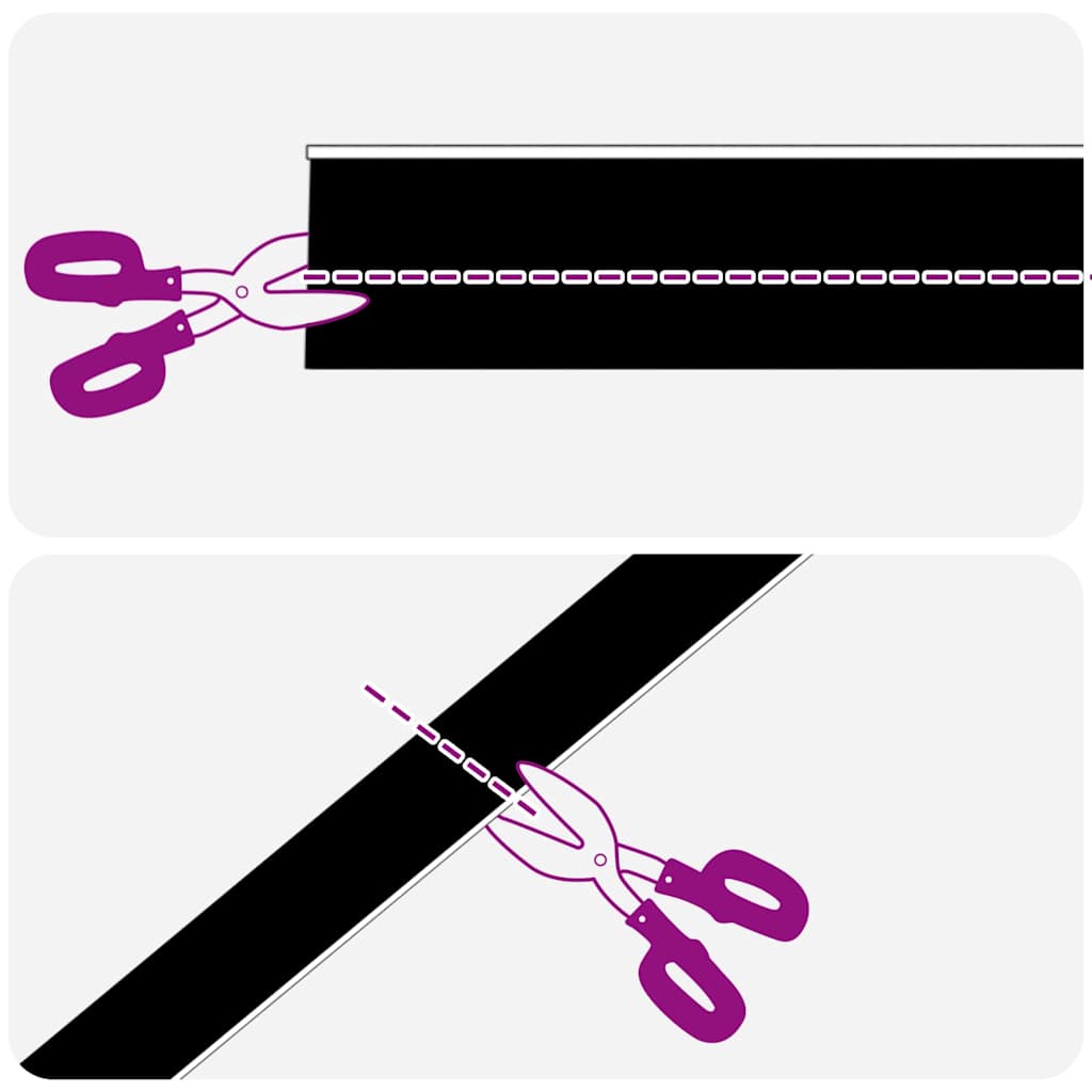 Selbstklebende Türbürstendichtungen 2 pcs Silber 100 cm