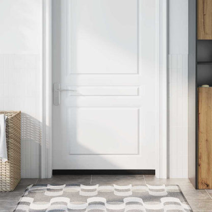 Selbstklebende Türbürstendichtungen 12 pcs Silber 100 cm